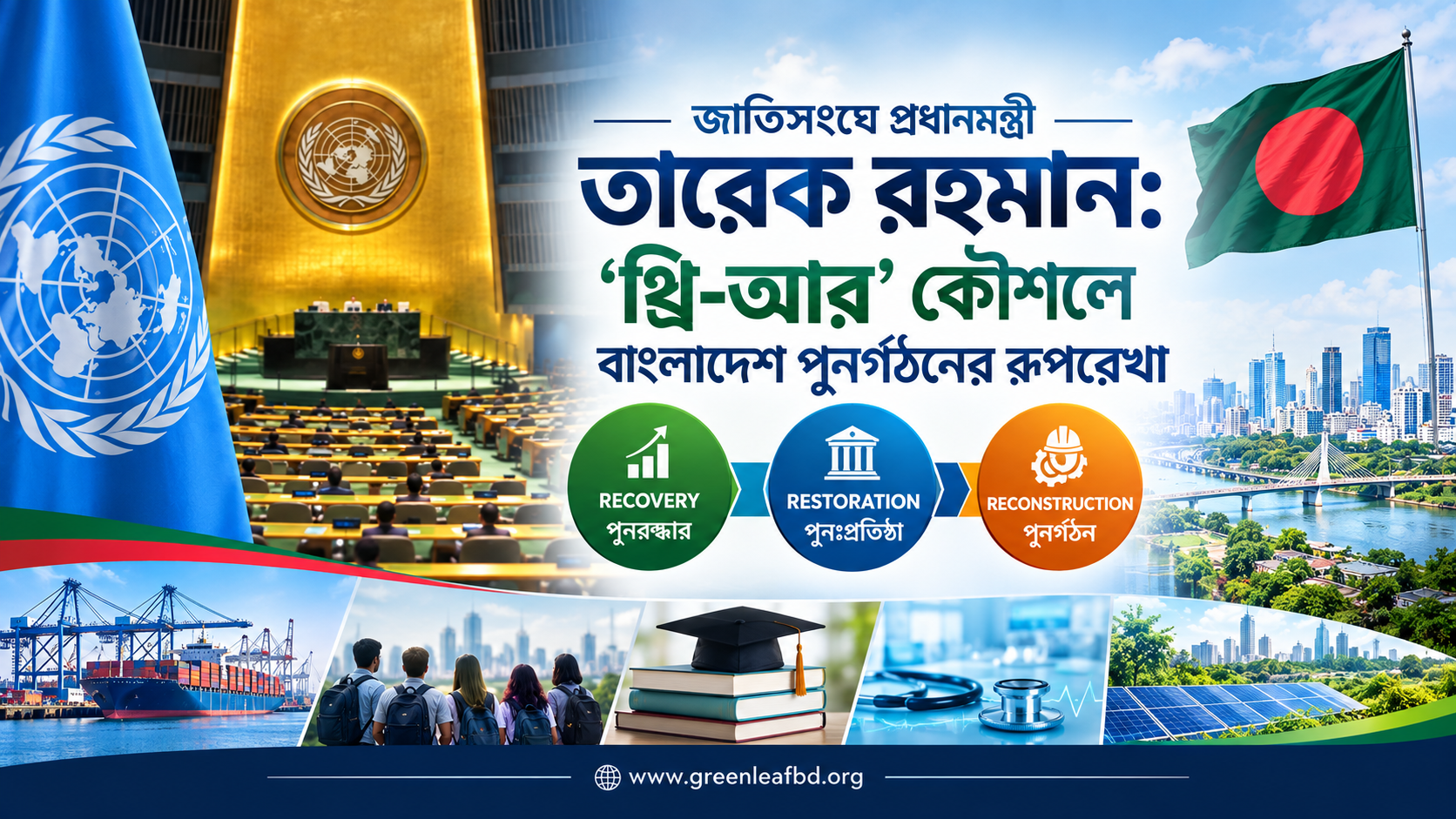 থ্রি আর কৌশলে বাংলাদেশ পুনর্গঠনের রূপরেখা